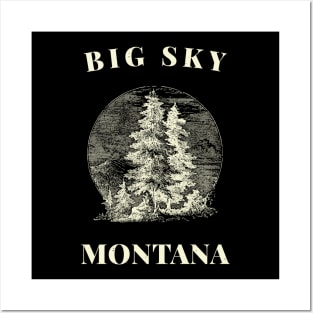 Big Sky Montana Vintage Posters and Art